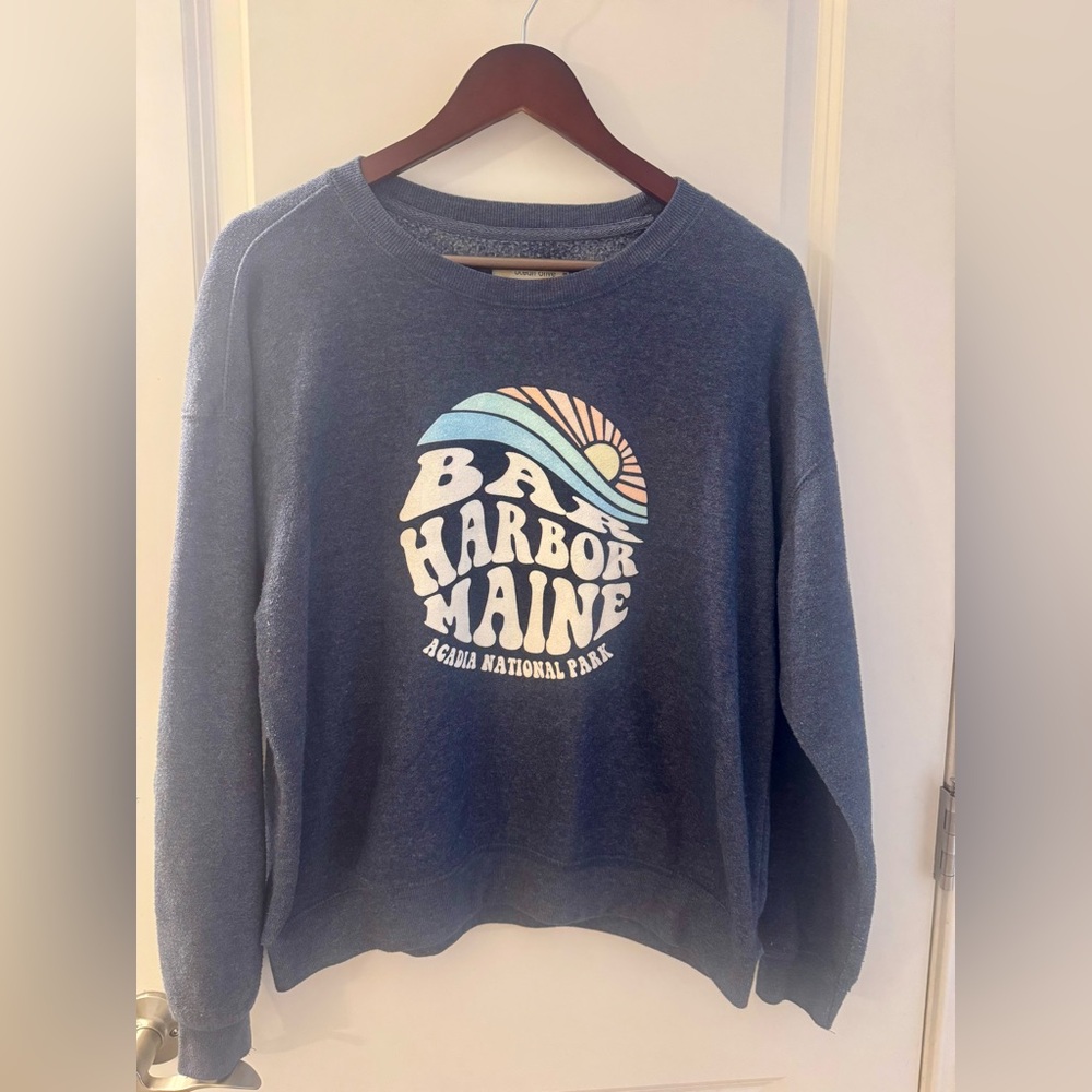 Ocean Drive Blue Crewneck Sweater